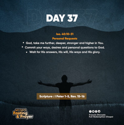 2023 Fasting & Prayers – Day 37 – JILFI
